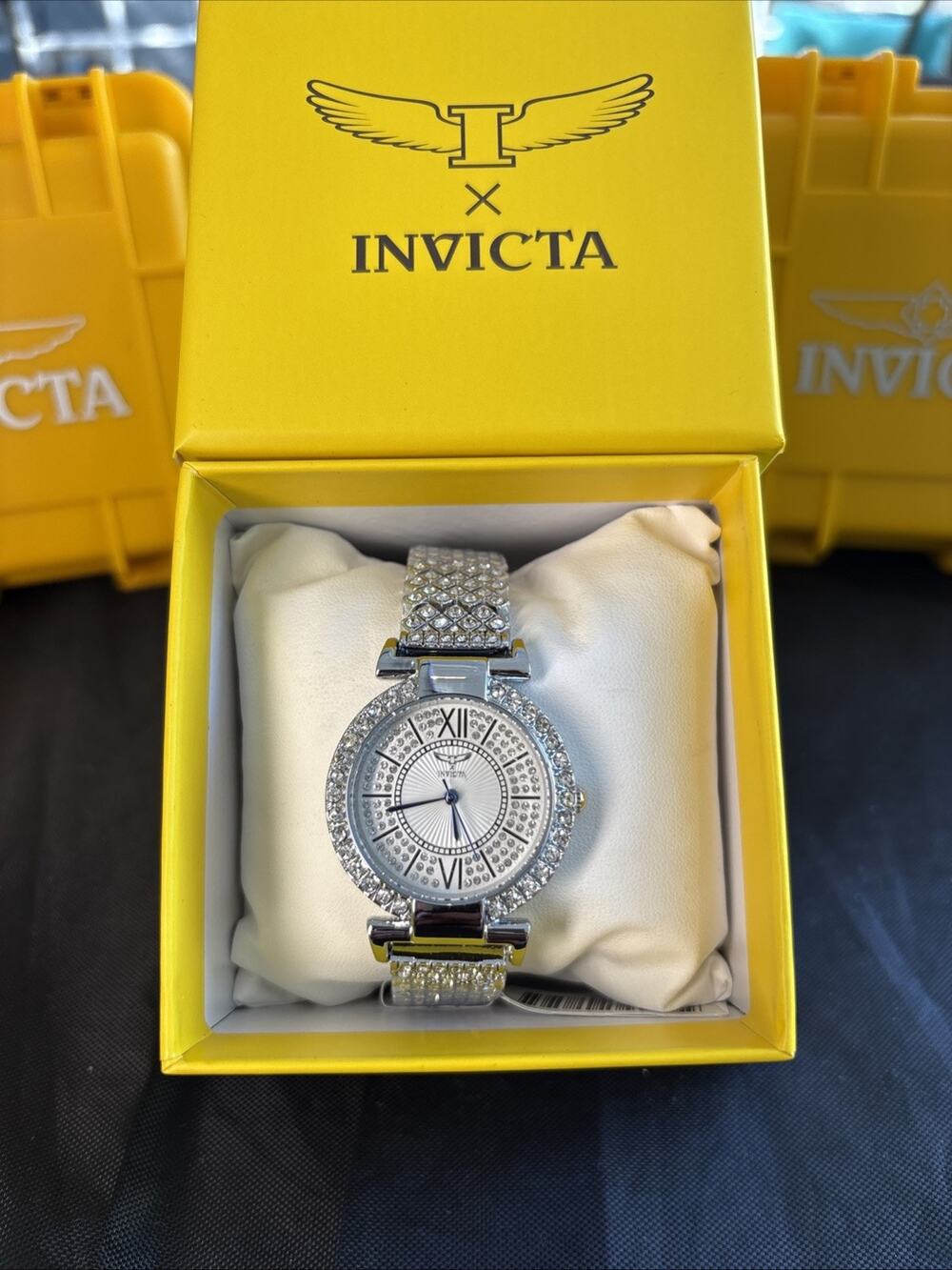 Invicta 69060 Wildflower I by Invicta Women's Watch-34mm Silver W/White Dial NIB